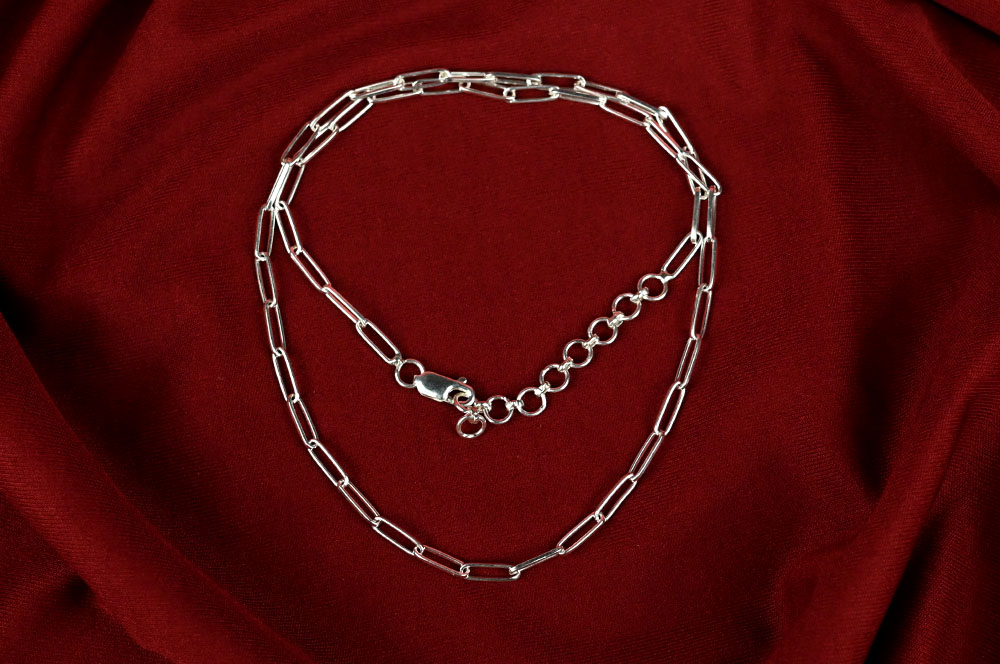Twisted Silver Chain